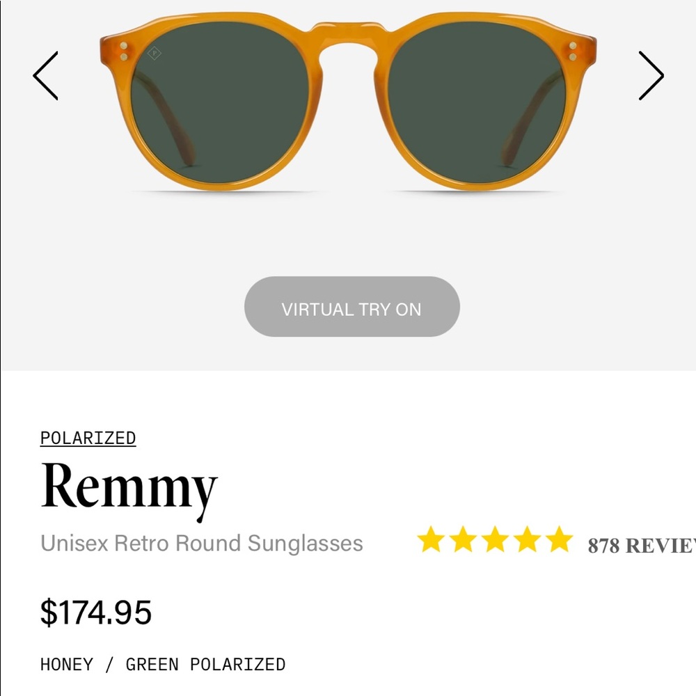 RAEN REMMY UNISEX RETRO ROUND SUNGLASSES
